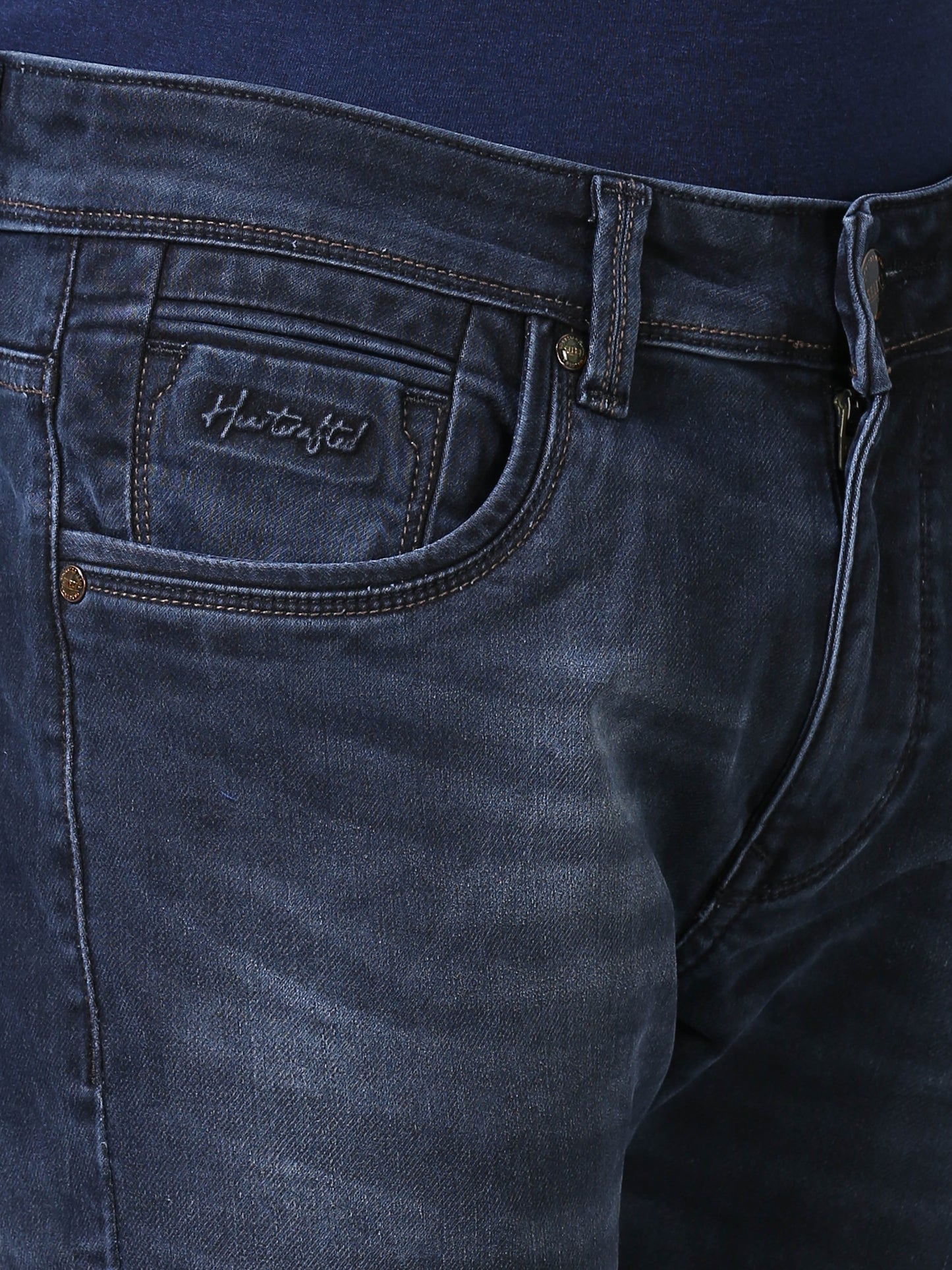 Ankle Fit Jeans - Navy Blue