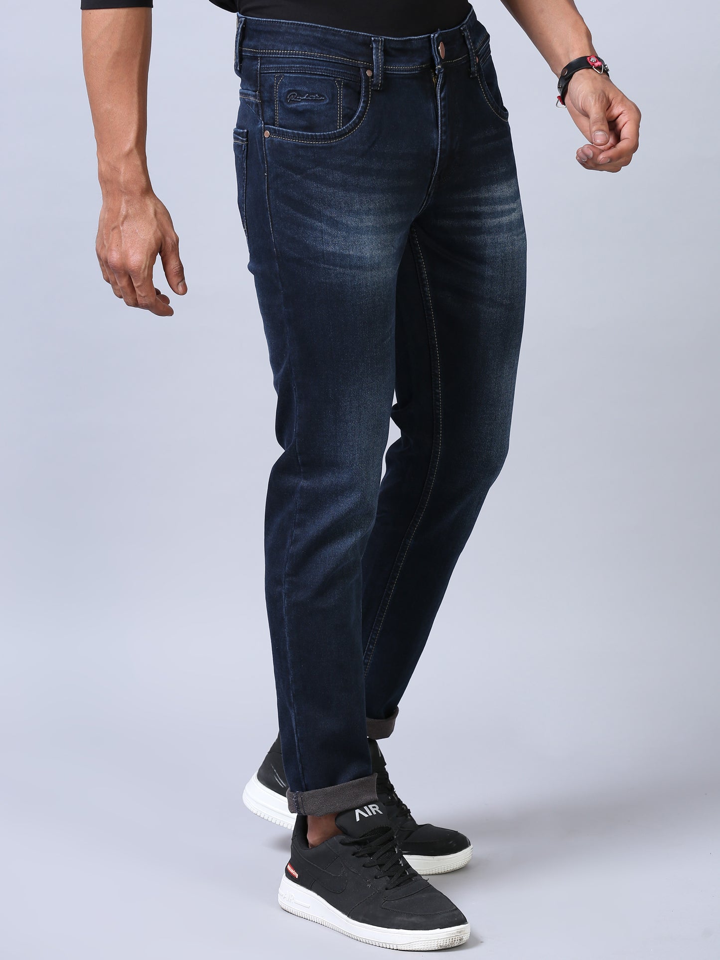 Ankle Fit Jeans - Cobalt Blue