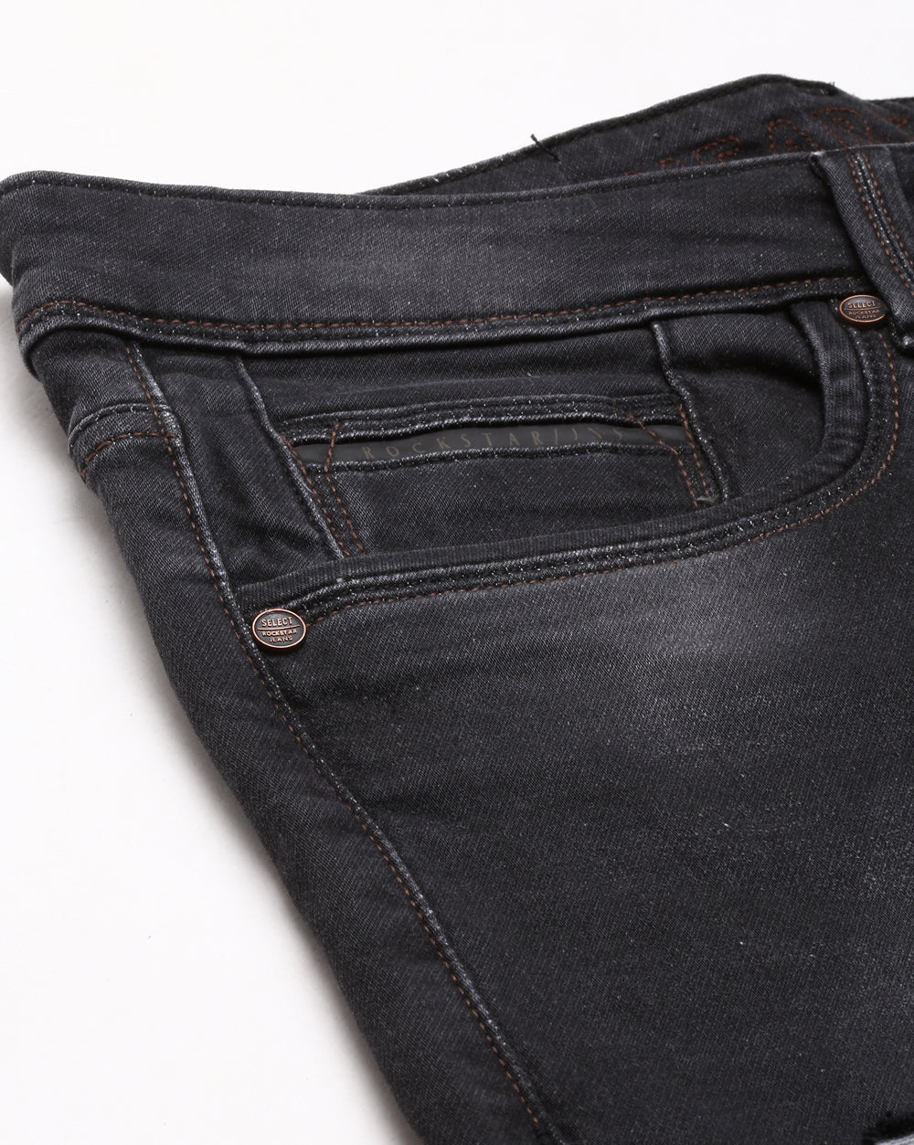 DISTRESSED BLACK DENIM for Men 