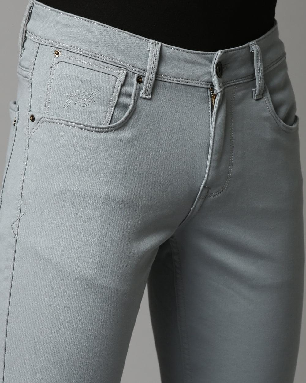 Ash Grey Colored Denim