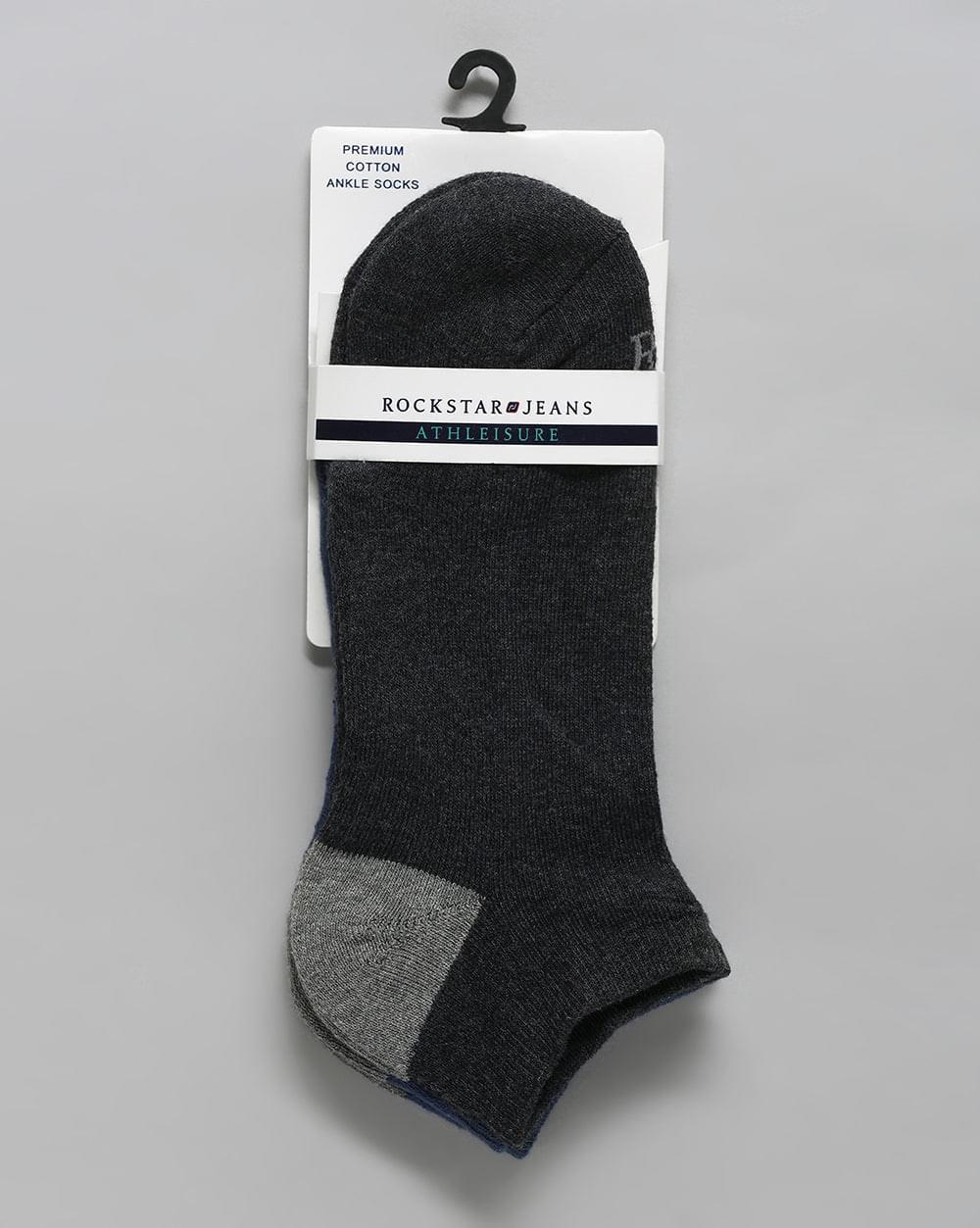 ANKLE SOCKS BLUE GREY