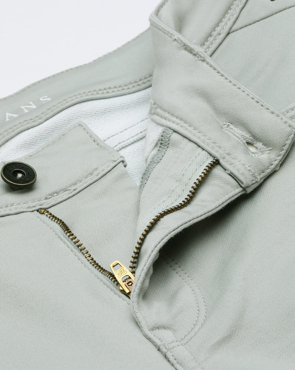 Quill Grey Colored Denim Ankle Fit Jeans For Men