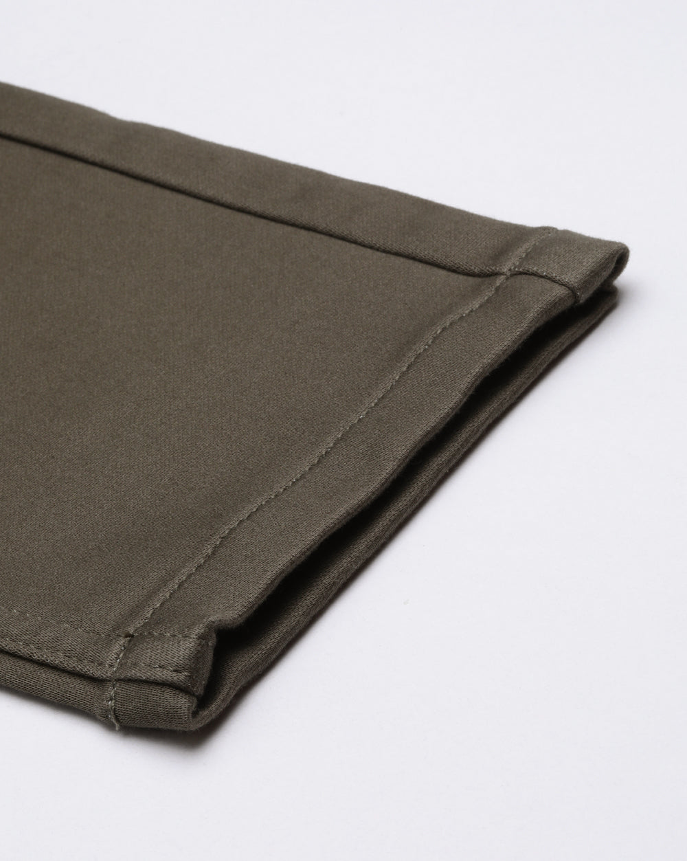 Olive Colored Denim Ankle Fit Jeans For Men