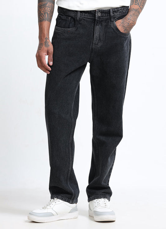 charcoal black jeans for men