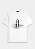 DISCOVERING Oversized Cotton Printed T-Shirt Off White