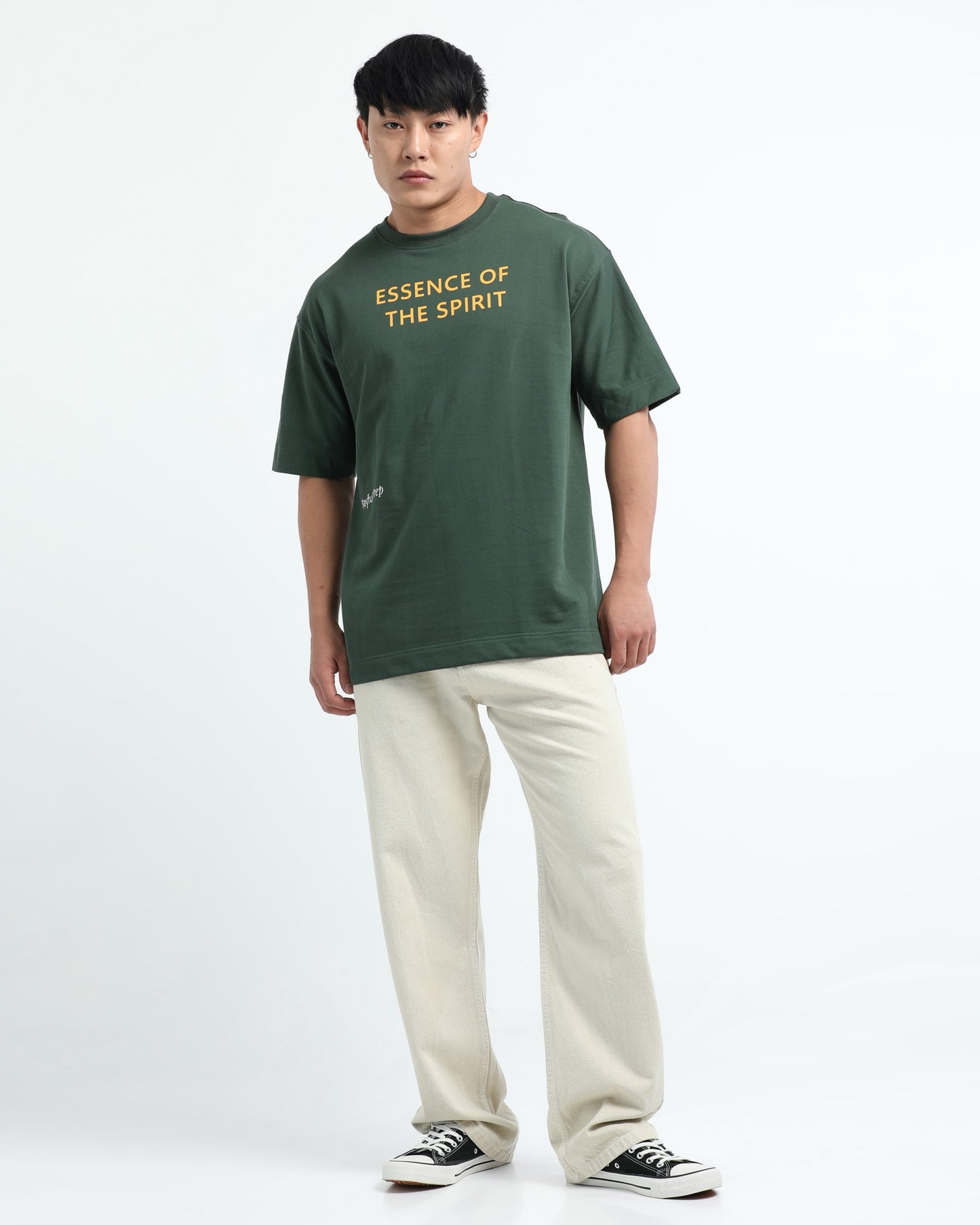 ESSENCE OF SPIRIT - Forest Green Oversized fit