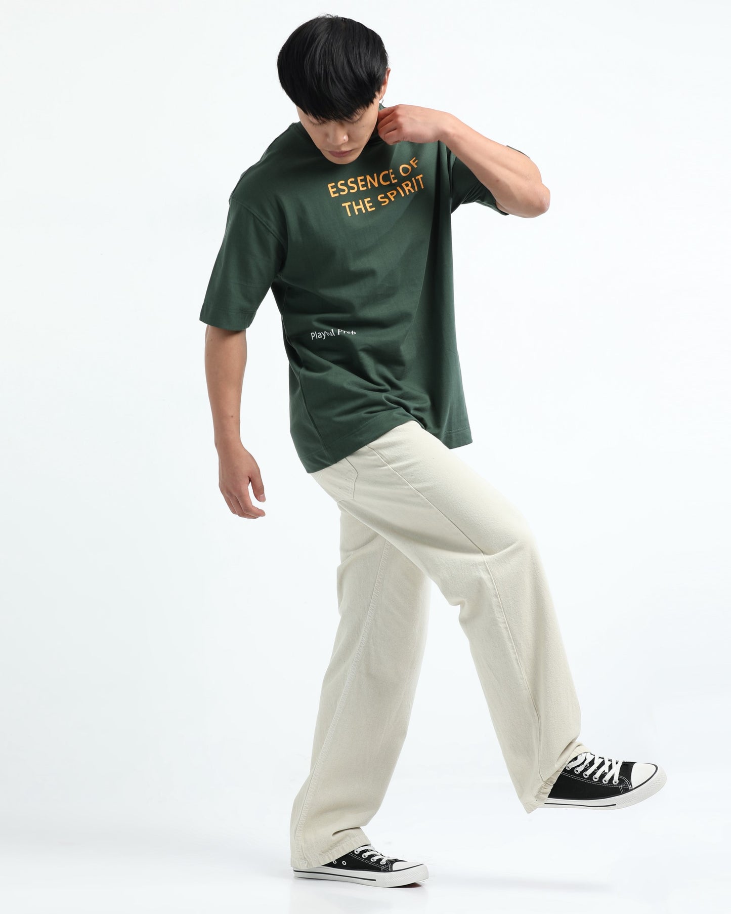 ESSENCE OF SPIRIT - Forest Green Oversized fit