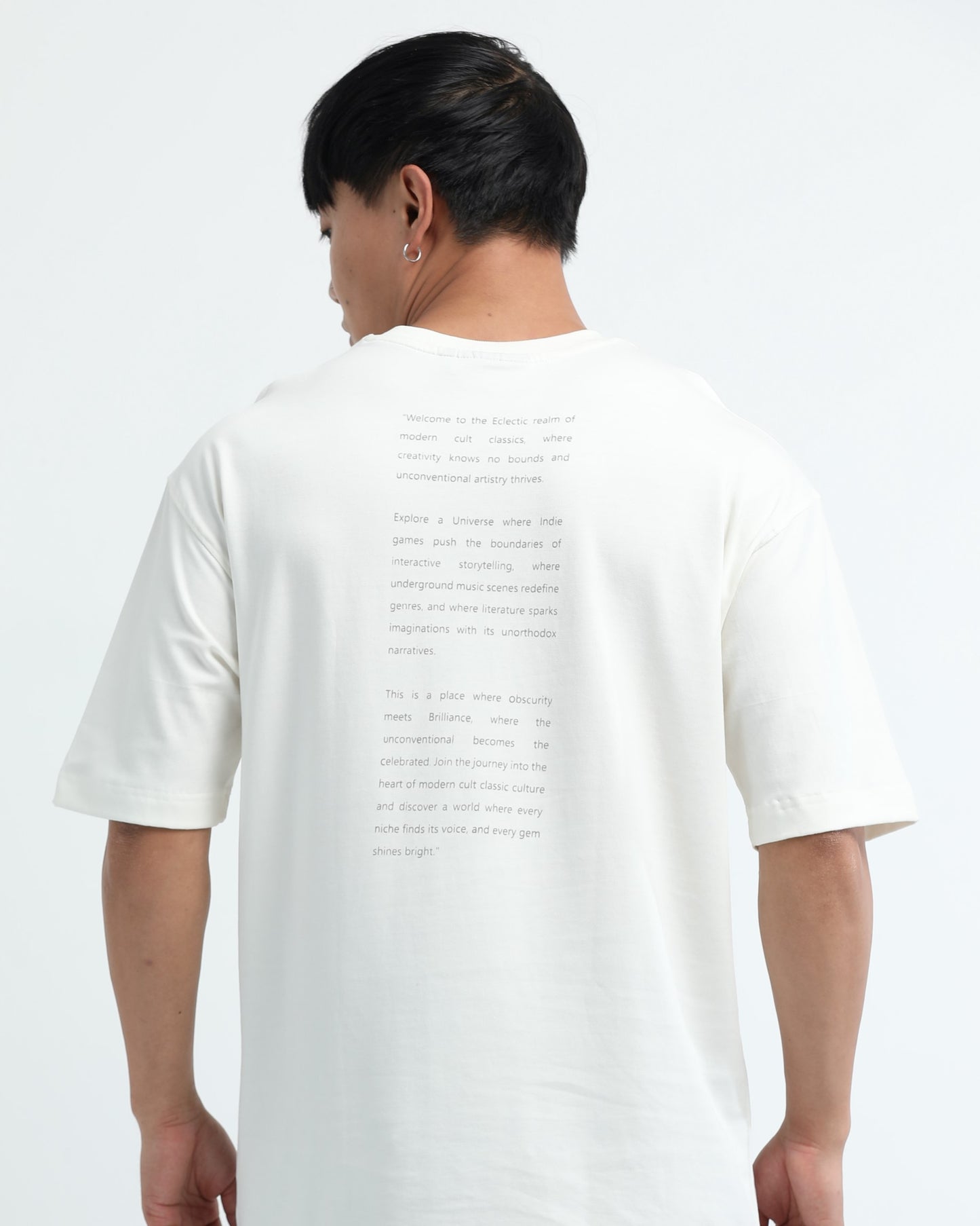 ELECTIC REALM - Off white Oversized fit