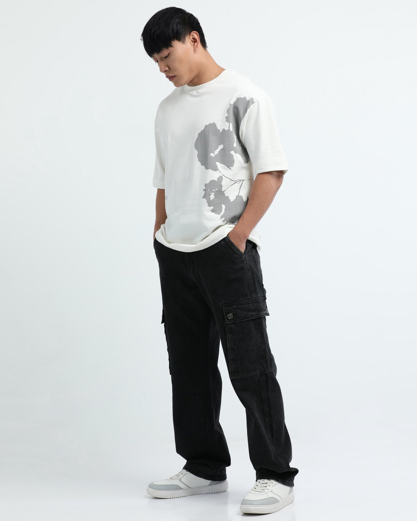 ELECTIC REALM - Off white Oversized fit