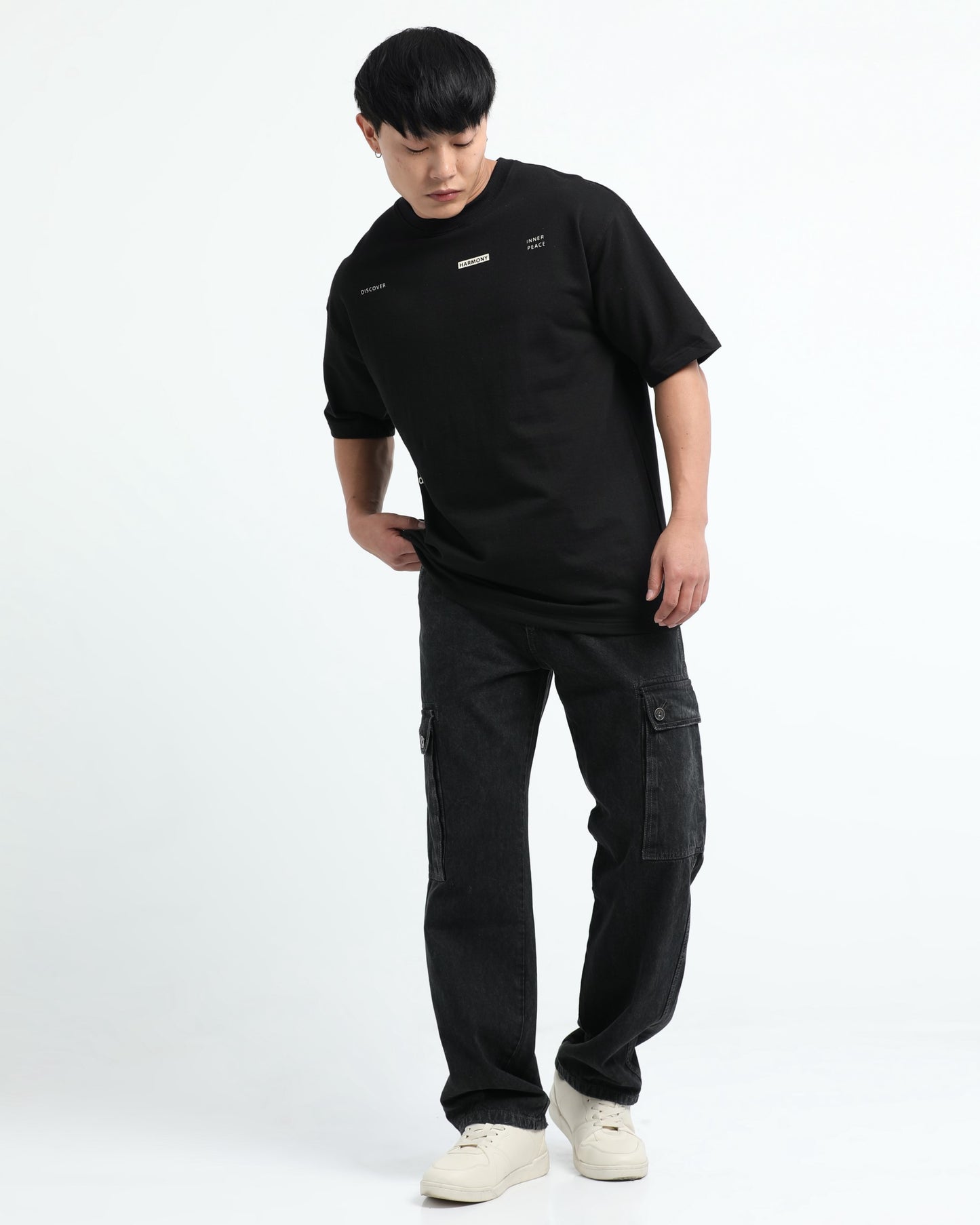 HARMONY - Black Oversized fit