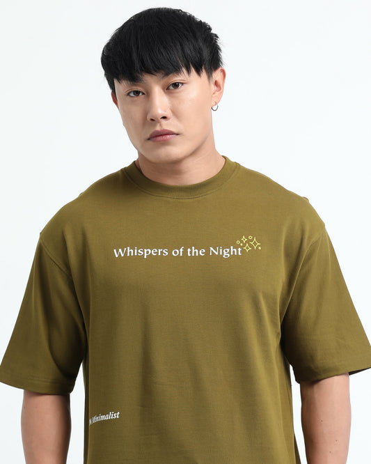 WHISPERS OF THE NIGHT - Sage Green Oversized fit