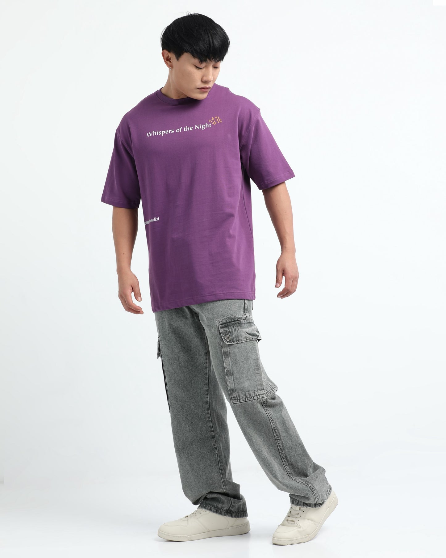 WHISPERS OF THE NIGHT - Purple Oversized fit