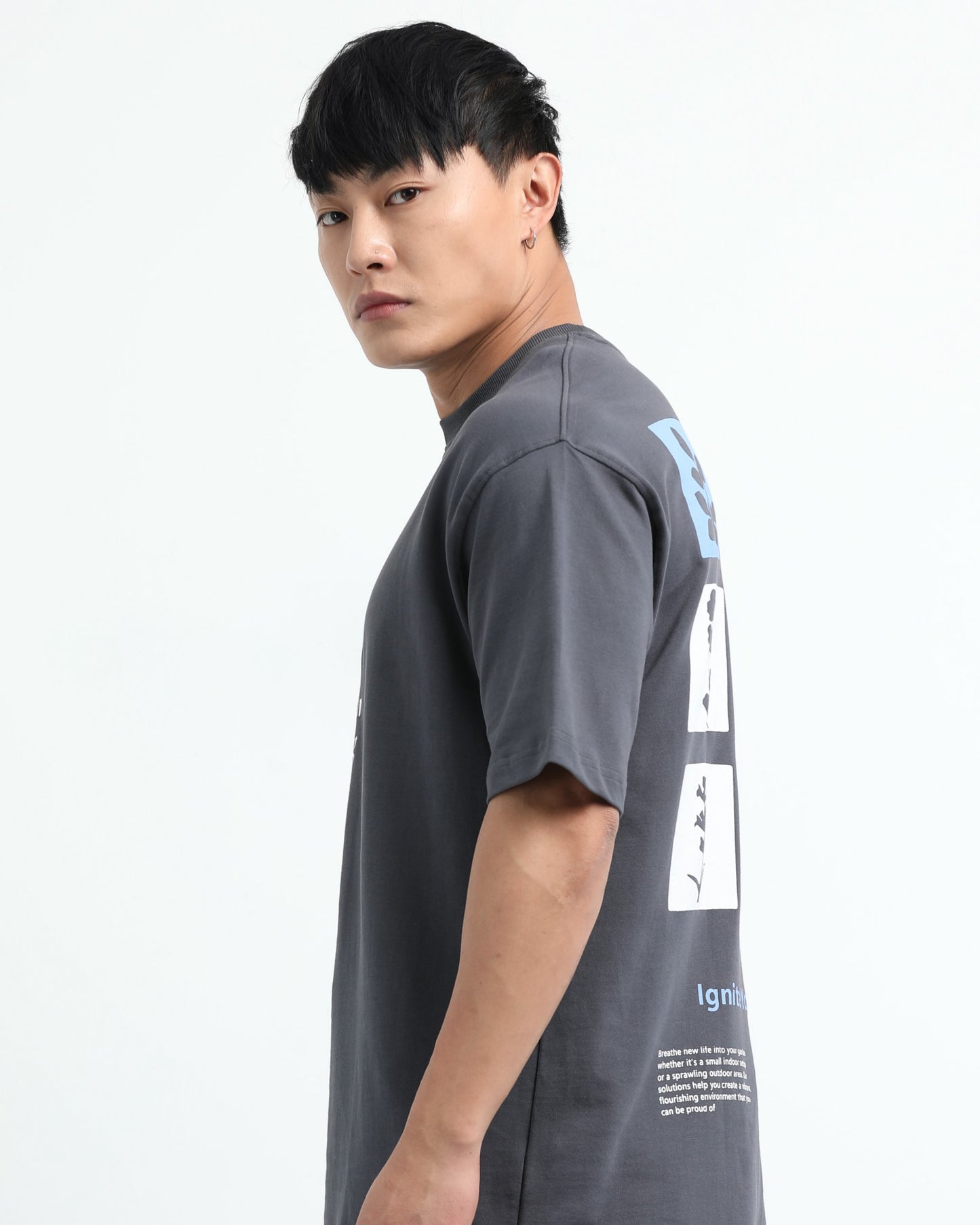 IGNITE YOUR GARDENING - Grey Oversized fit