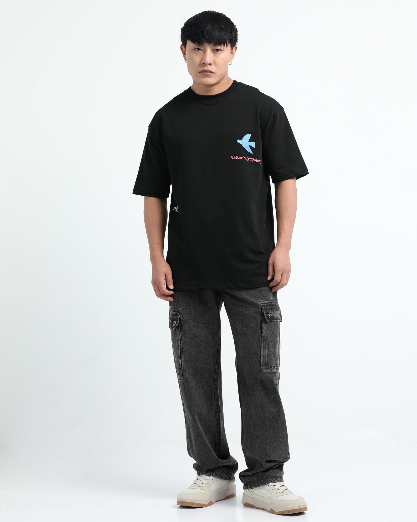 SERENITY - Black Oversized fit