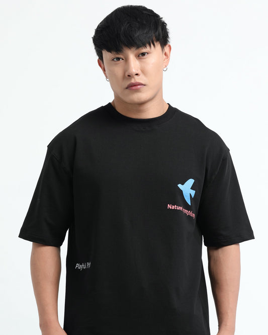 SERENITY - Black Oversized fit