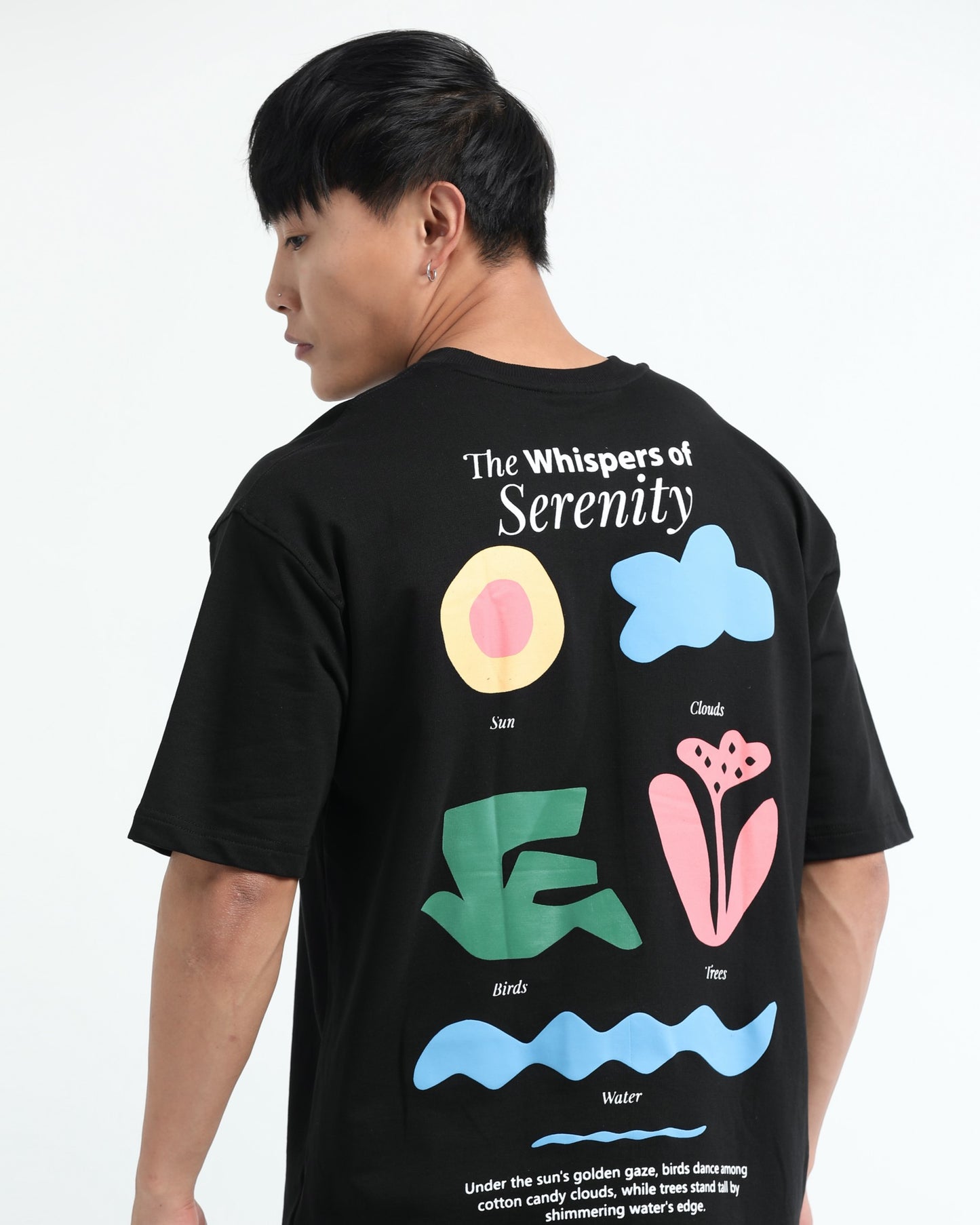 SERENITY - Black Oversized fit
