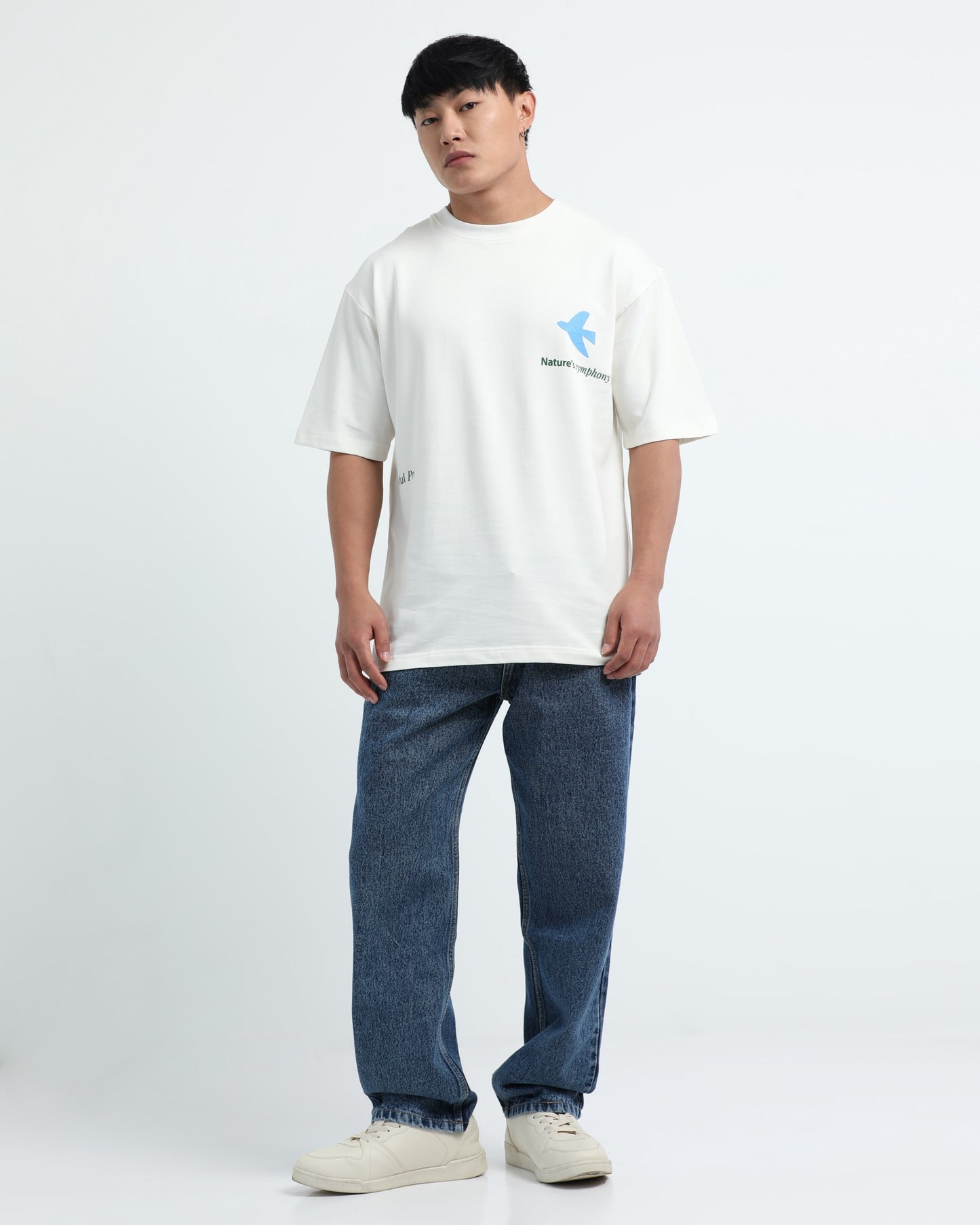 SERENITY - Off white Oversized fit