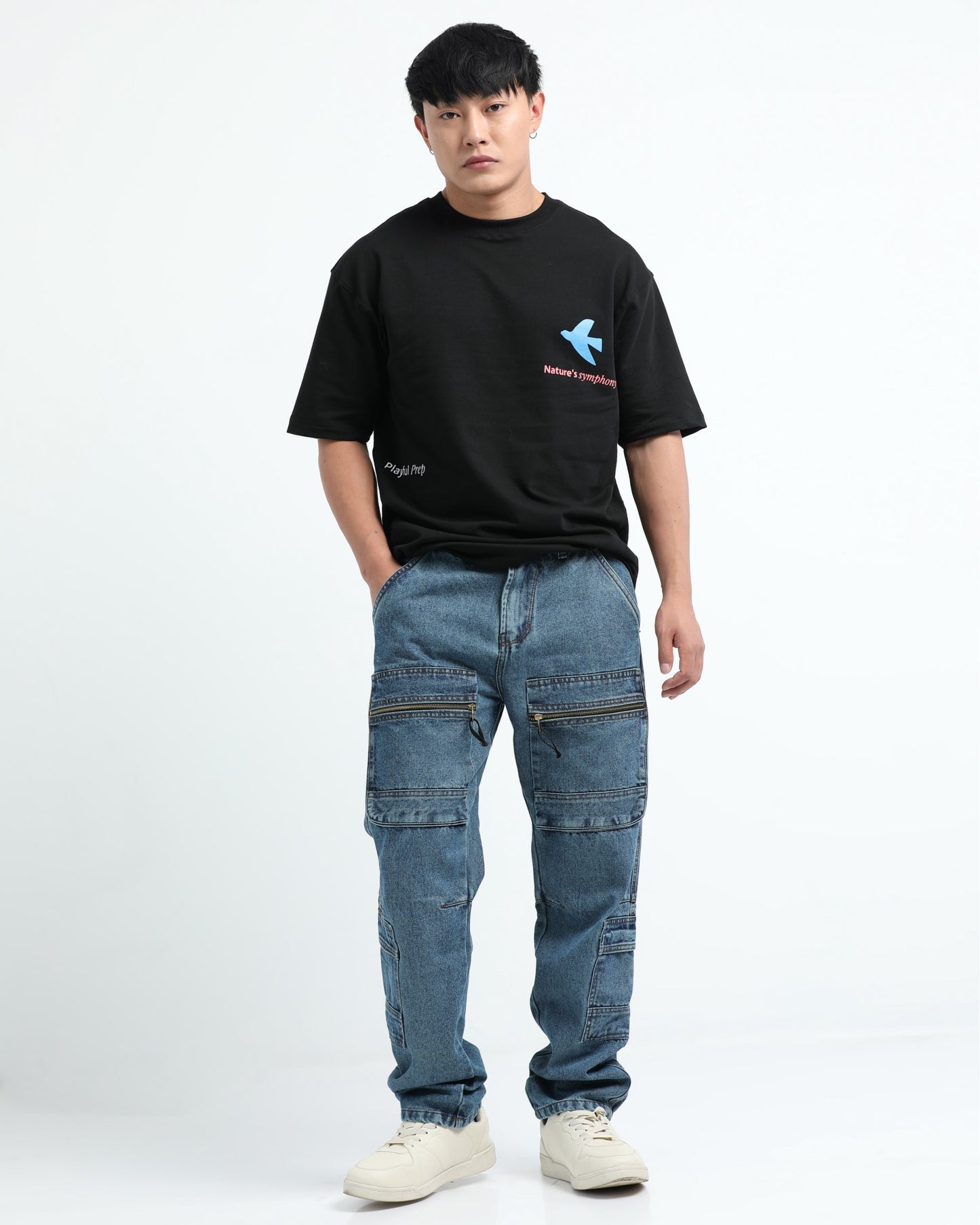 SHOW STOPPER - Blue Relaxed fit