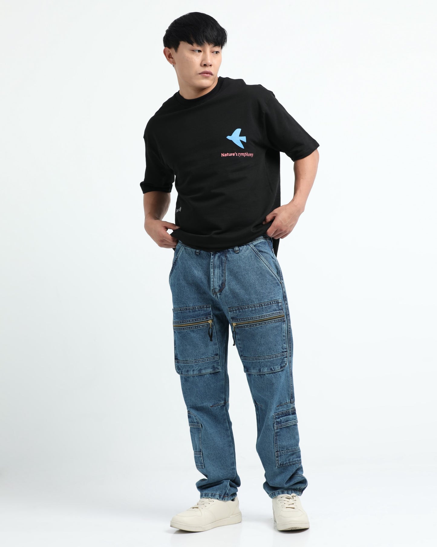 SHOW STOPPER - Blue Relaxed fit