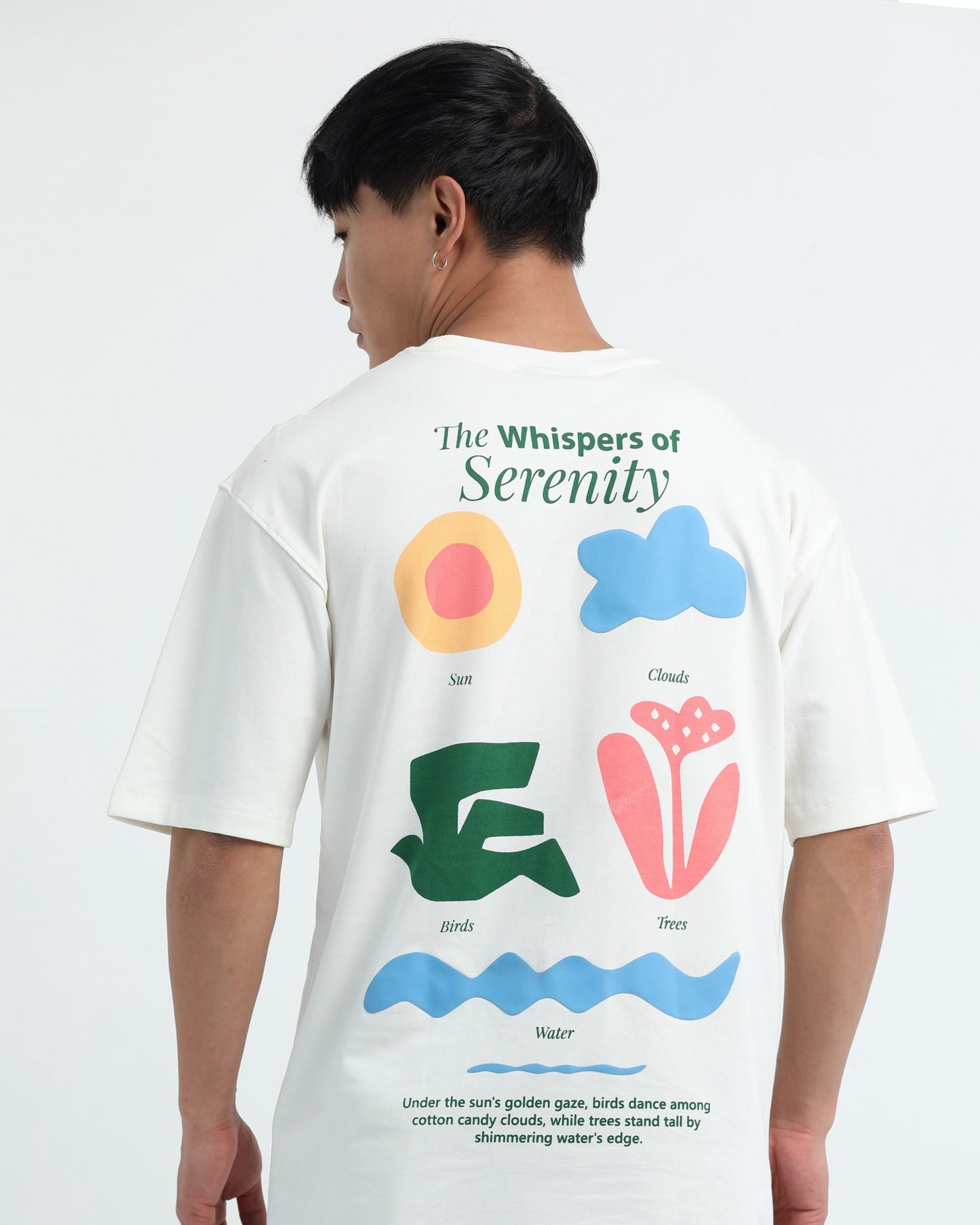 SERENITY - Off white Oversized fit