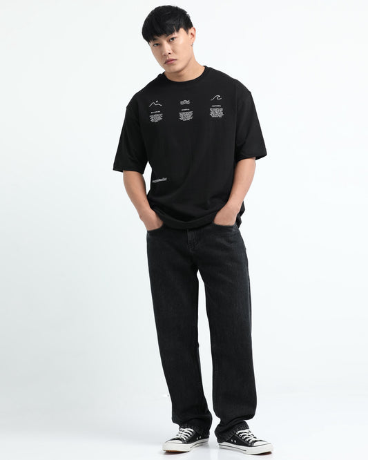 ICON - Black Relaxed fit