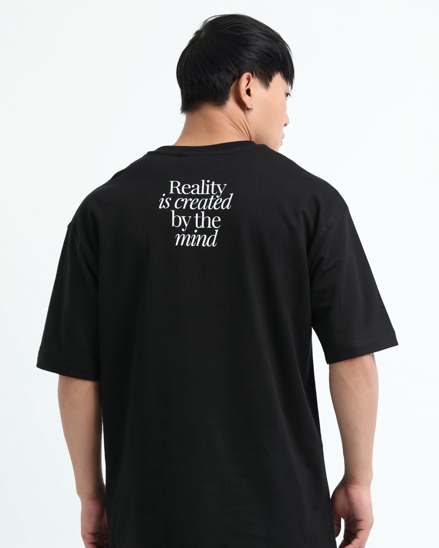 BALANCE OF THOUGHT - Black Oversized fit