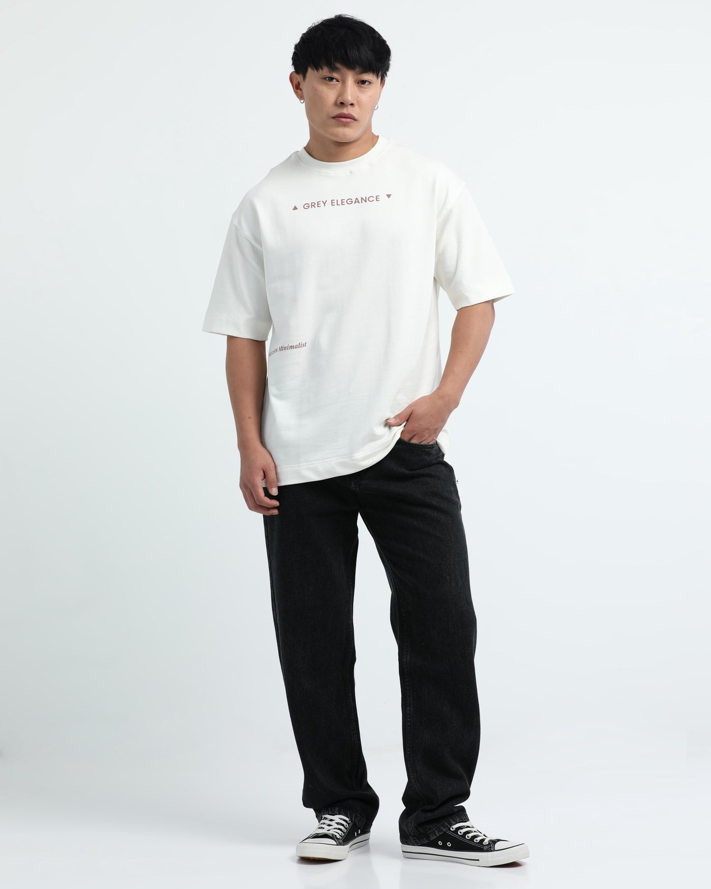 GREY ELEGANCE - Off white Oversized fit