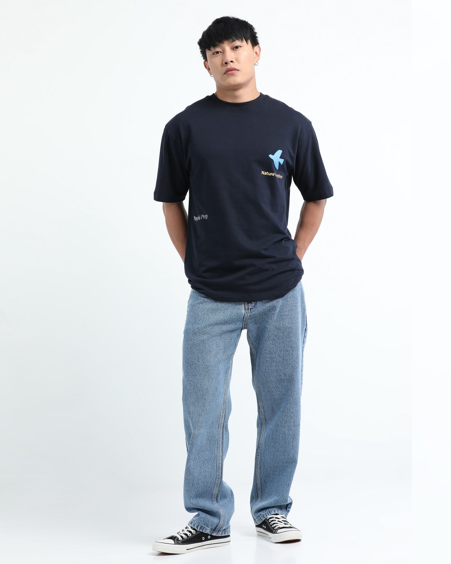 SERENITY - Navy Blue Oversized fit