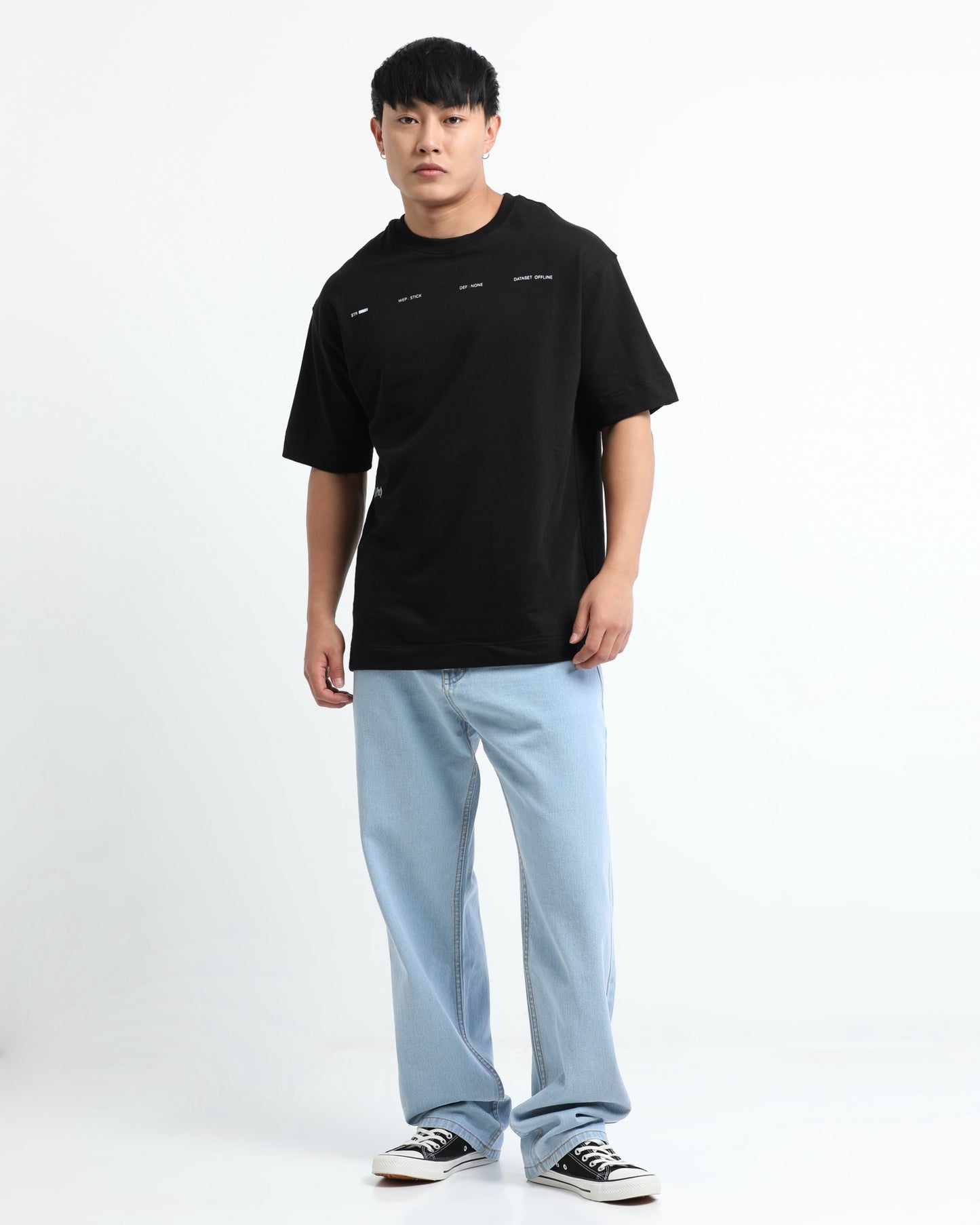 EXISTENCE - Black Oversized fit