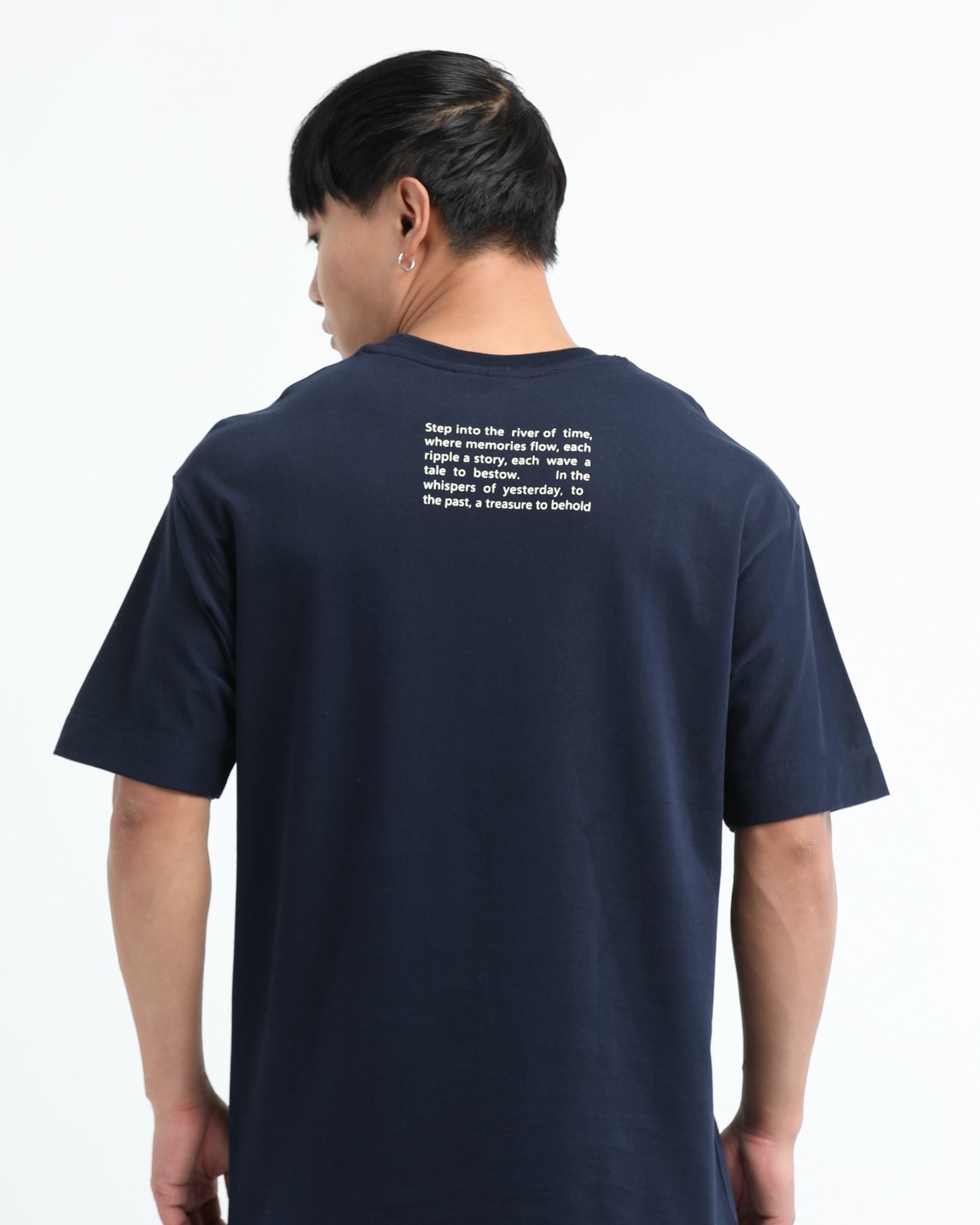 DISCOVERING - Navy Blue Oversized fit