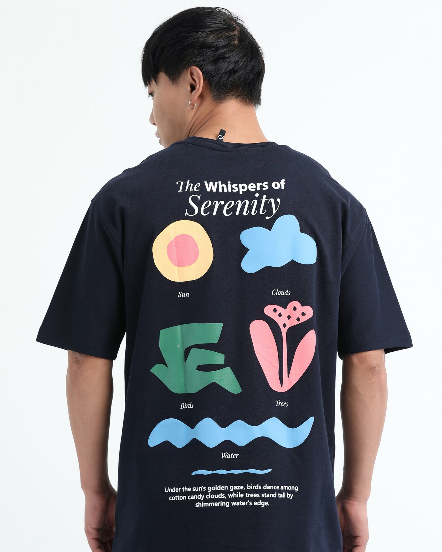 SERENITY - Navy Blue Oversized fit