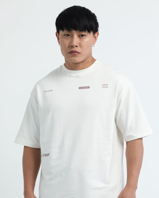 HARMONY - Off white Oversized fit