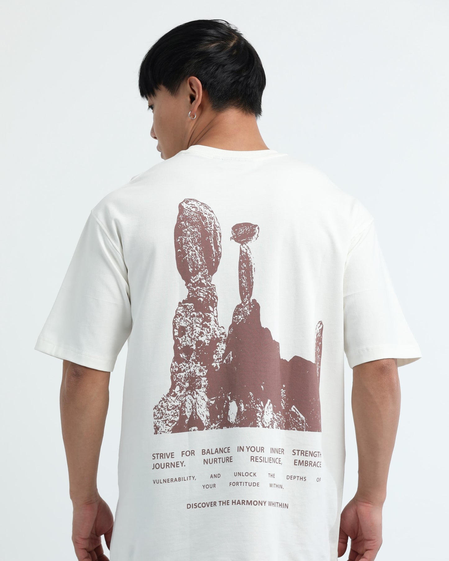 HARMONY - Off white Oversized fit