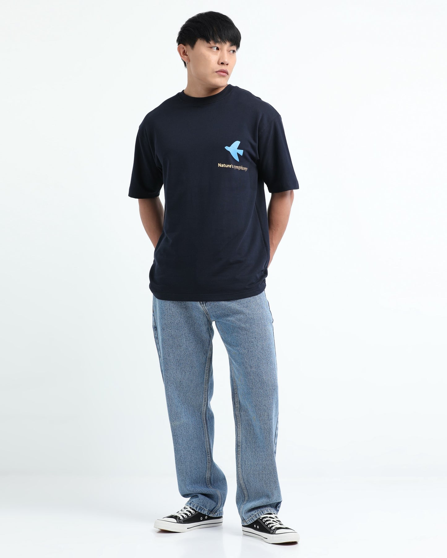SERENITY - Navy Blue Oversized fit