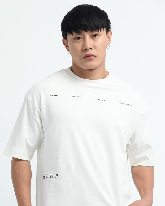 EXISTENCE -  Off white Oversized fit