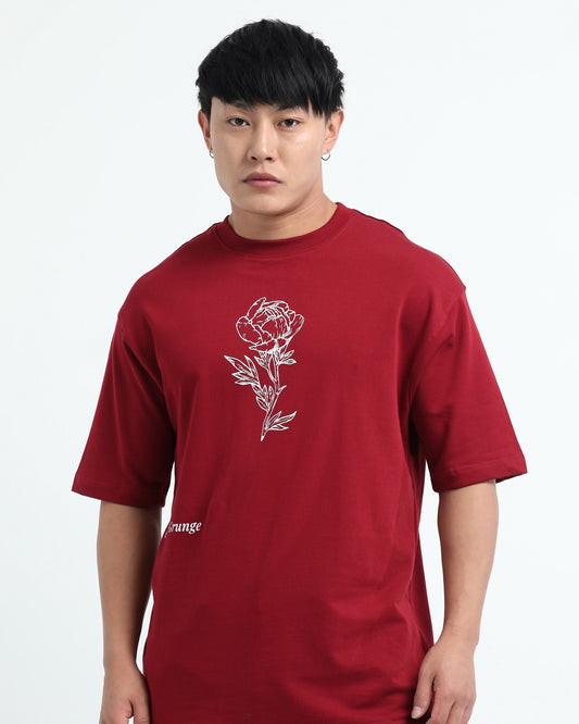 REIMAGINE - Maroon Oversized fit