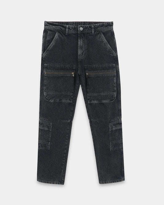 SHOW STOPPER BLACK DENIM - Relaxed fit