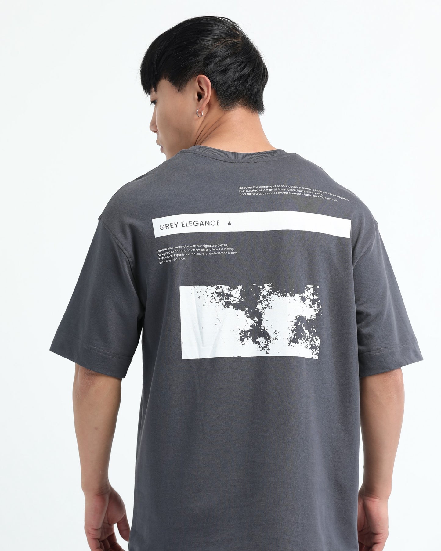 GREY ELEGANCE  - Grey Oversized fit