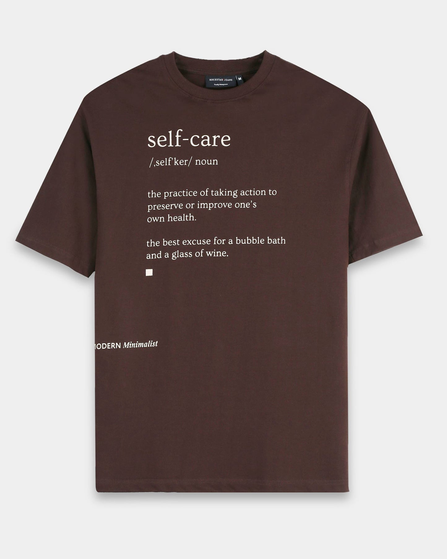 SELF CARE - Brown Oversized fit