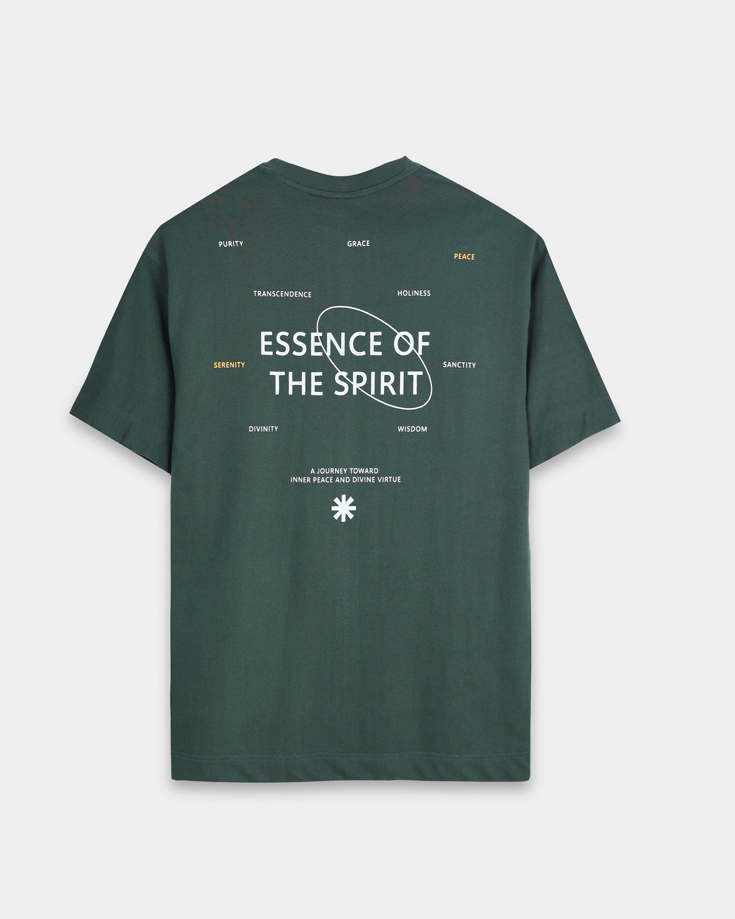 ESSENCE OF SPIRIT FOREST GREEN TEE - Oversized fit