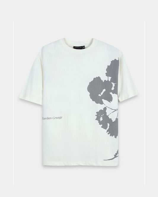ELECTIC REALM OFF WHITE  TEE - Oversized fit
