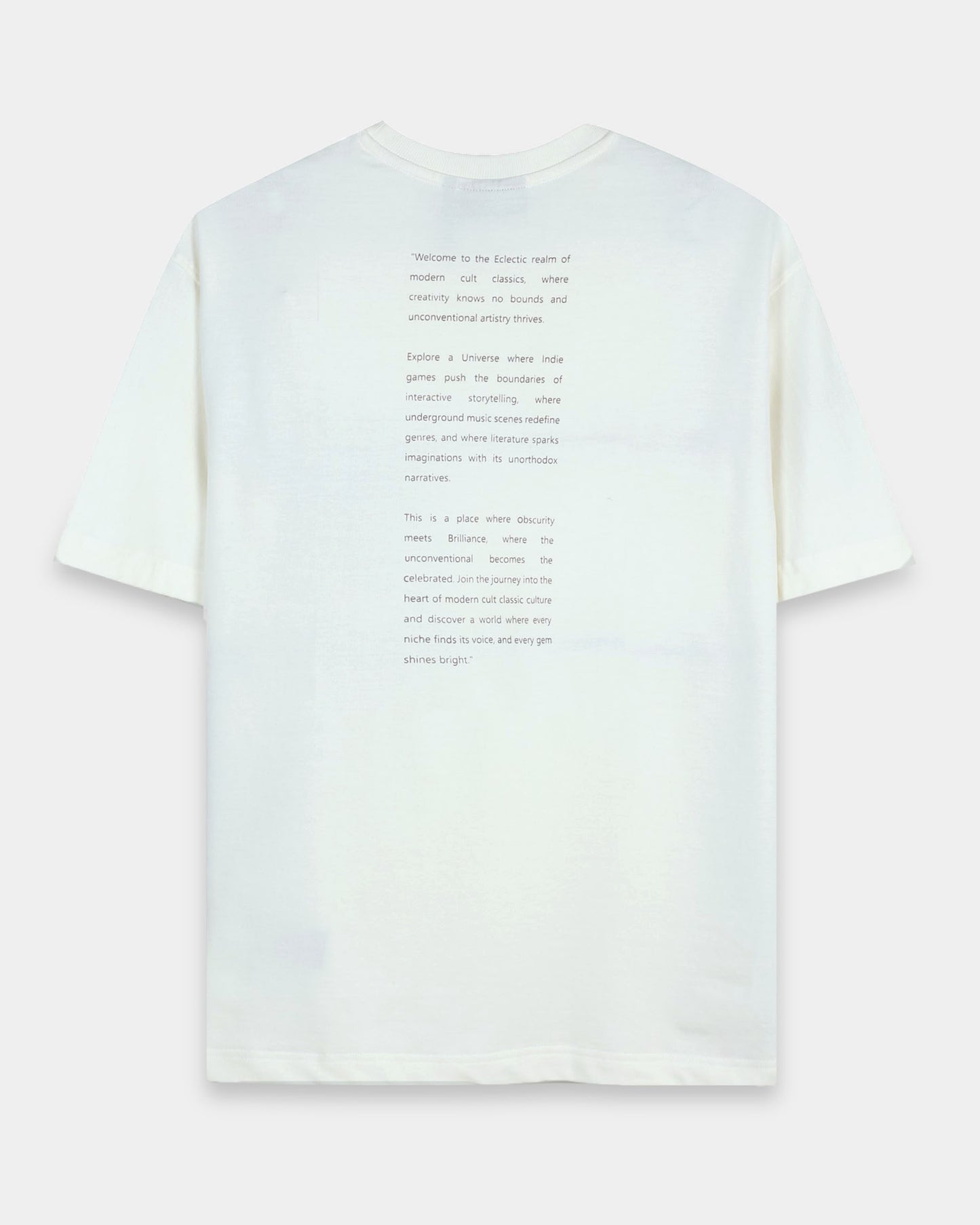 ELECTIC REALM - Off white Oversized fit