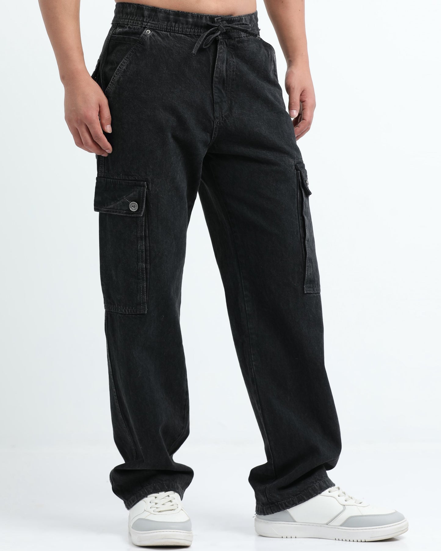 MAVERICK BLACK DENIM - Relaxed fit