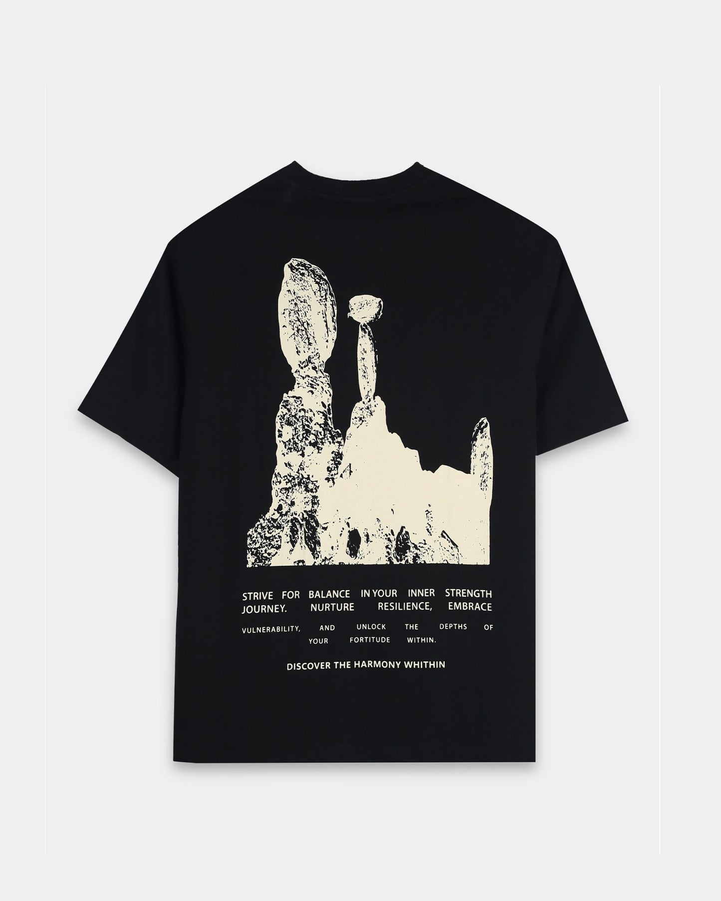 HARMONY BLACK TEE - Oversized fit