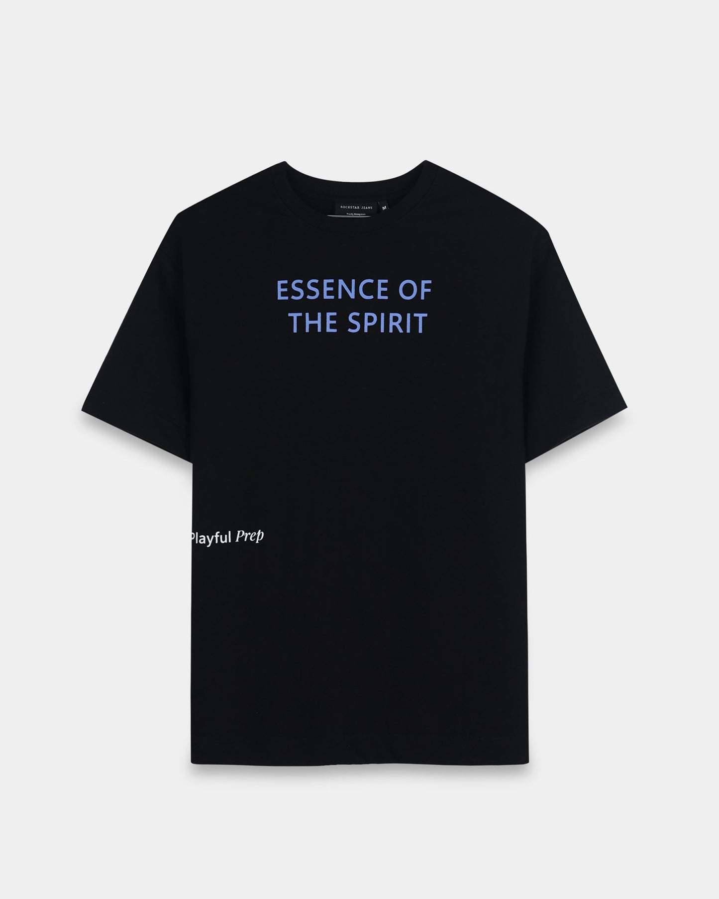 ESSENCE OF SPIRIT BLACK TEE - Oversized fit