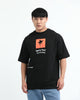 IGNITE YOUR GARDENING Relaxed Fit Cotton Printed T-Shirt Midnight Black
