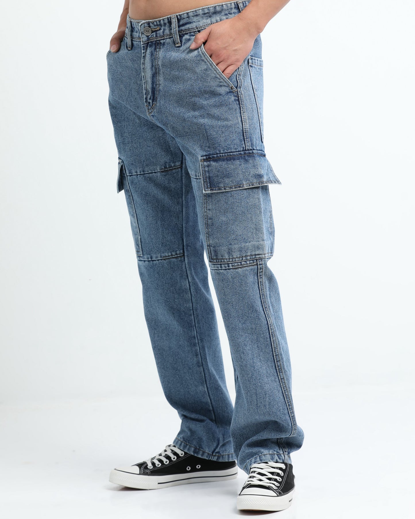 NOMAD BLUE DENIM - Relaxed fit