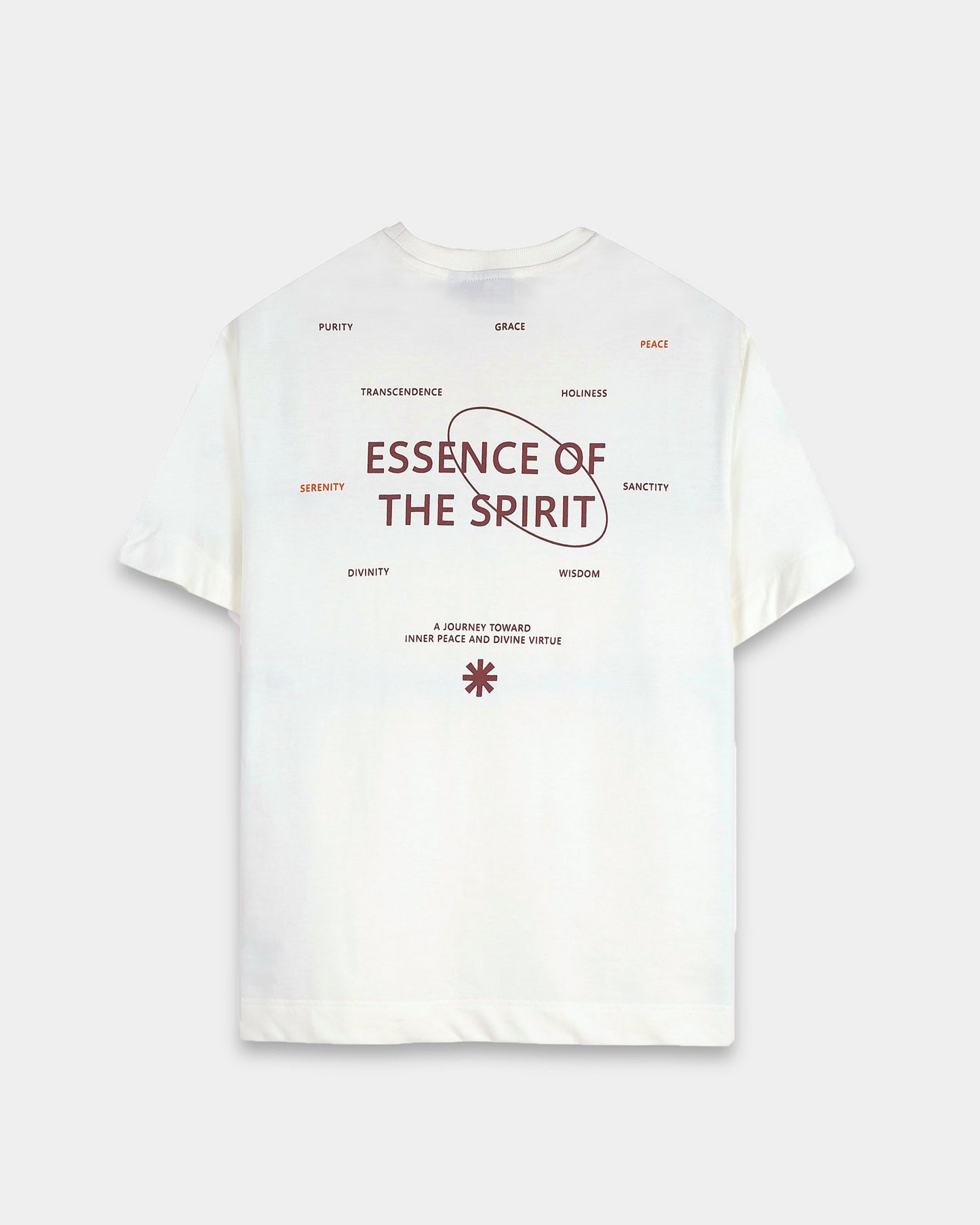 ESSENCE OF SPIRIT OFF WHITE TEE - Oversized fit