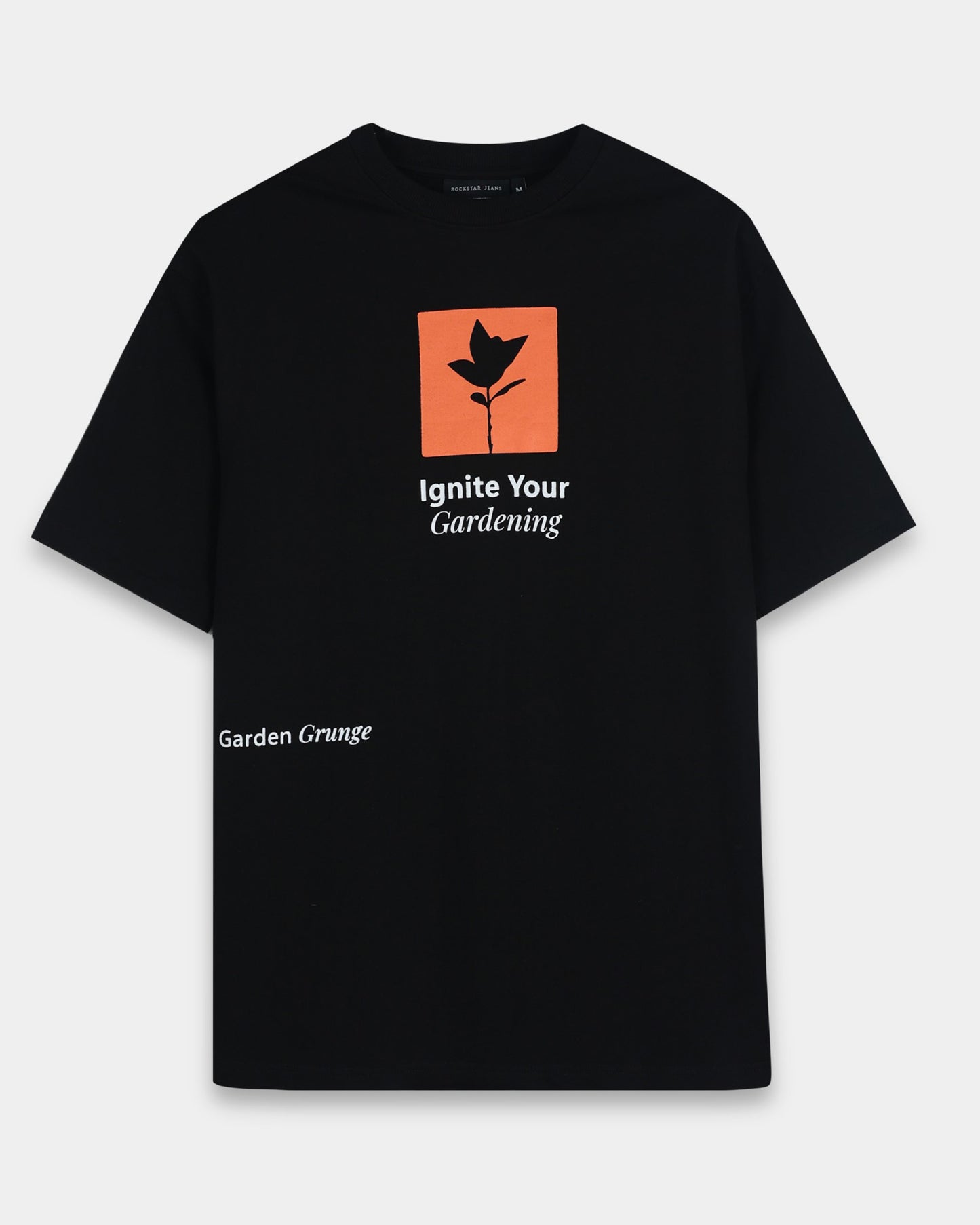 IGNITE YOUR GARDENING - Black Oversized fit