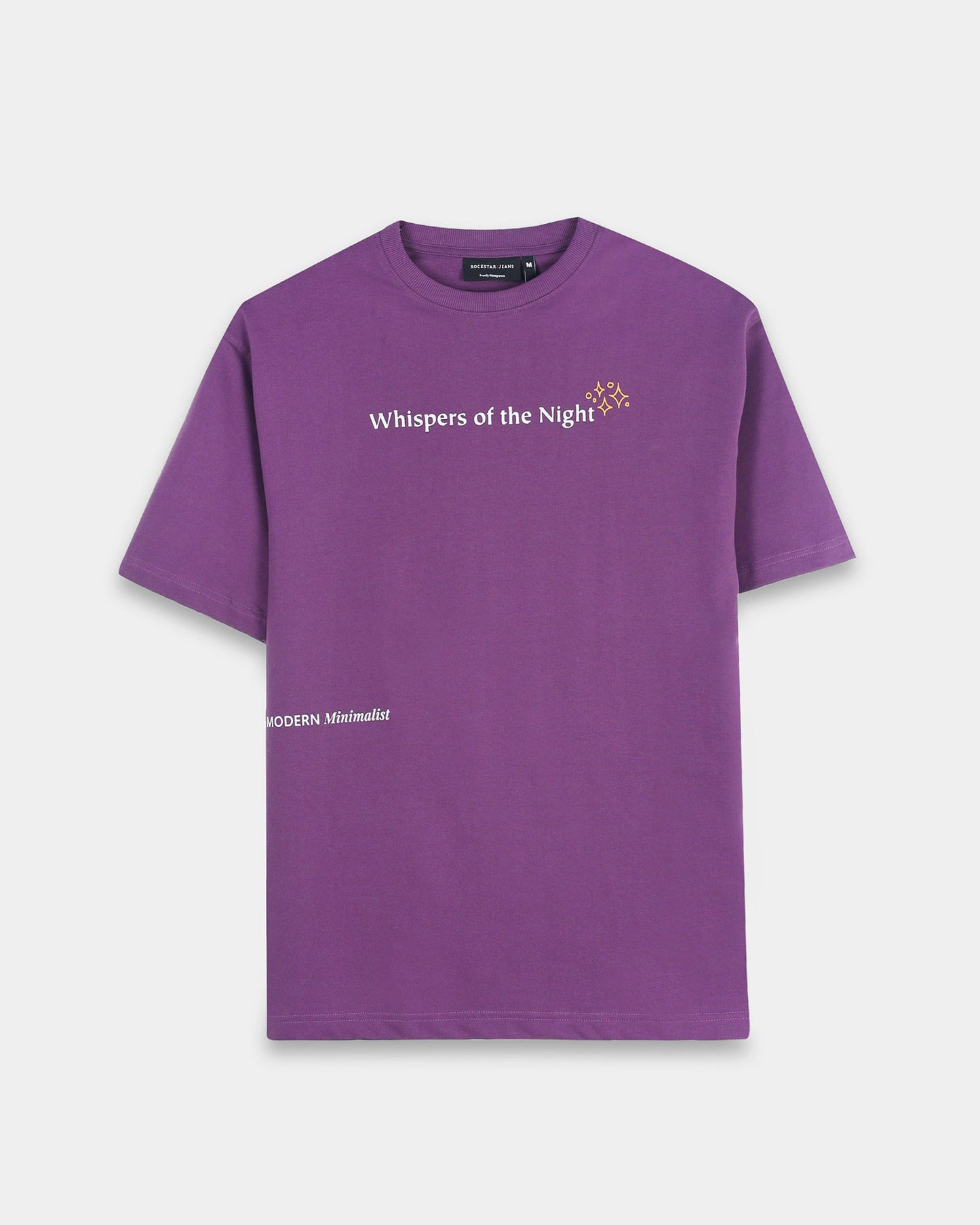 WHISPERS OF THE NIGHT PURPLE TEE - Oversized fit